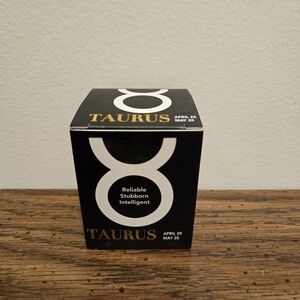 Taurus Zodiac Candle